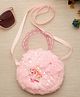 Stol'n Unicorn & Bow Applique Detailed Sling Bag - Pink