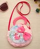 Stol'n Unicorn & Bow Applique Detailed Sling Bag - Pink