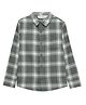 The Lion and the Fish Woven Full Sleeves Checked Shirt - Forest Grey
