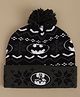 Kidsville DC Comics Featuring Batman Printed Beanie  - Black Circumference - 54 Cms