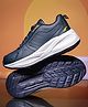 asian Go Chase Text Designed Lace Up Shoes - Navy Blue