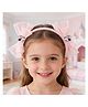 Babyhug Disney Free Size Hair Band with Bow & Minnie Mouse Applique Pack of 2- Pink & Purple