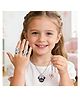 Babyhug Disney Free Size Jewellery Set With Minnie Mouse Print - Multicolor