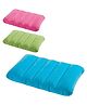 Intex Velvet Soft Comfortable Air Inflatable Travel Pillow for Family Tour Children Babies Pack of 1