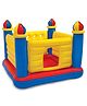 Intex Inflatable Bounce House Jumping Castle Slide With Blower And Balls Kids Bouncer