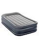 Intex  Single Size Fiber Tech Deluxe Pillow Rest Airbed With Built-in Electric Pump Air Bed Multicolor