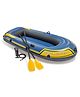 INTEX Inflatable Challenger Boat 2 Persons  for Flood Rescue, Adventure, Rafting, Fishing, Fun and Enjoyment in River and Swimming Pool with Oars & Air Pump