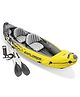 Intex Inflatable Explorer 2 person Boat for Flood Rescue, Adventure, Rafting, Fishing, Fun and Enjoyment in River and Swimming Pool with Oars & Air Pump