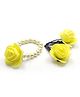 Milyra Floral Applique & Beads Detailed Jewellery Combo Set - Yellow