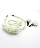 Milyra Floral & Pearls Designed Hair Accessories Combo Set  - White