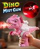 Fiddlerz Dino Mist Gun Toy for Kids Water Spray Gun with LED Lights & Roaring Sound Cool Mist Effect Water Toy - Pink