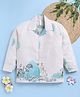TOONYPORT Cotton Blend Woven Full Sleeves Tree & Leaves Printed Shirt - Beige