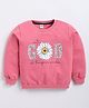 Kidcity Cotton Looperknit Full Sleeves Floral With God All Things Are Possible Text Printed Light Winter Sweatshirt - Vistara
