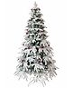 SWEN 8 feet PALOMA christmas tree with frosting and cherries