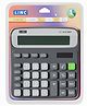 Linc LC-556 Desktop 12 Digits Series GST & Tax Calculator, 120 Steps Check, Black, Pack of 1