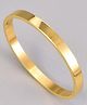TEULRIP Anti Tarnish Stainless Steel High Polish Bangle Bracelet 21g- Golden