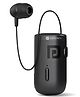 Portronics Harmonics Klip 6 Retractable Bluetooth Calling Earphone with Upto 30 Hour Playback, Vibration Prompt, Strong Clip, HD Clarity Mic, Bluetooth V5.3, Type C Fast Charging(Black)