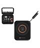 Portronics Smartpod 3 in 1 Wireless Charger With Multifunctional Cable Kit & Cleaning Kit, Makeup Mirror, 60W Type C Cable, Mobile Stand, 5 in 1 Cleaning Kit, 15W Wireless Output (Black)