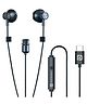 Portronics Conch One India 1st Type C Wired Earphone With in-Built Karaoke Mic,Deep Bass,8 Karaoke Mode,4 EQ Modes,Easy Control, Compatible With Karaoke Apps, Compatible with All Type C Devices(Black)