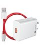 Portronics 30W Adapto 30V USB-A Fast Charging Adaptor With 6A Cable,Fast Charging Protocols like SuperVOOC/WARP/Dash/Flash/Turbo/Quick, Compatible With 30W Smartphone Such as OnePlus,OPPO,Realme,Vivo