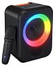 Portronics 30W Apollo 30 Wireless Bluetooth Portable Speaker with Wireless Karaoke Mic, ECHO Control, 5 Hour Playtime, RGB LED Light, Bluetooth V5.4, Easy Grab Handle, USB IN, Type C Charging(Black)