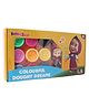 Masha & The Bear Fashion Doll with Cookie Cutter  & Dough Tubs  Animal Figures - Multicolor
