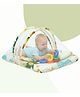Bubzii 3 in 1 Baby Bed with Mosquito Net Soft (0to12 Months) Adorable Lion & Forest Print