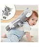 Elephant Shape Baby Safety Head Protector Cushion Backpack Adjustable Chest Strap Soft Head Protection Pillow for Crawling & Walking Infants