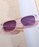 DukieKooky Solid Wayfarer Sunglasses With UV Protection Lens - Pink