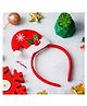 eCraftIndia Merry Christmas Headband Santa Claus Cap Design Christmas Hair Band