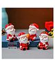 eCraftIndia Small Santa Claus Christmas Figurines Toys (Pack of 4)