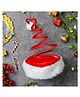 eCraftIndia Spring Merry Christmas Cap for Kids Adults (Red White, Free Size)