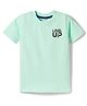 Kookie Kids Single Jersey Knit Half Sleeves T-Shirt With HD Print - Light Blue
