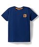 Kookie Kids Single Jersey Knit Half Sleeves T-Shirt With HD Print - Navy Blue