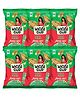 Wicekdgud Perfect Pudina Popped Chips with Power of Chickpea & No Palm Oil 20g (Pack of 6)