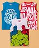 Pine Kids Marvel Single Jersey Knit Sleeveless Vest with Avengers Graphic Pack of 3- Red Blue & White