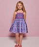 Cherry Crumble By Nitt Hyman Cotton Woven Sleeveless Floral Printed Dress - Multi Colour