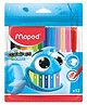 Maped Peps Felt Tip Ocean Theme Color Pens with 12 Shades - Multicolor