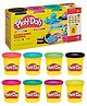 Play Doh Vibrant Play Dough Pack of 8 - Multicolor