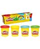 Play Doh Classic Play Dough Pack of 4 - Multicolor