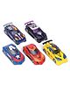 Marvel Go Free Wheel Die cast car 1:64   | 5-Pack  | Marvel's Thor , Black Panther,  Wolverine Iron Man and Captain America