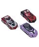 Marvel GO Rapid Racer Toy Cars  3 Pack Set, Wave 6 -Multicolor
