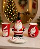 Little Surprise Box, 4pcs christmas bathroom Accessories, Soap dispenser,Toothbrush Holder, Tumbler & Soap Dish