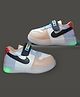 NEW STEPS Colour Blocked LED Velcro Closure Shoes - Peach