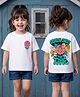 Kookie Kids Female Tshirts in Single Jersey fabric  White