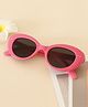 Pine Kids Solid Round Frame Sunglasses - Pink