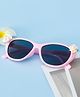 Babyhug Free Size Sunglasses With Floral Applique - Purple