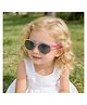 Babyhug Free Size Solid Colour Round Sunglasses - Yellow & Purple