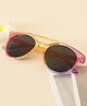 Babyhug Solid Round Frame Sunglasses - Pink & Orange