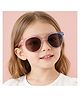 Babyhug Free Size Solid Colour Round Sunglasses - Pink & Purple
